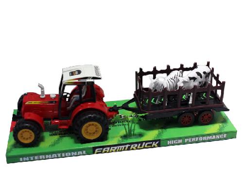 Tractor con animales