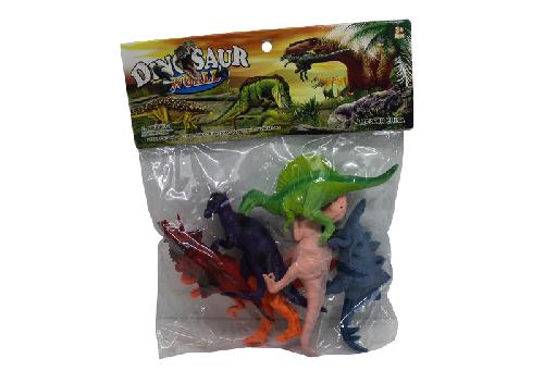 Maqueta Dinosaurio Suave 6 pzs.