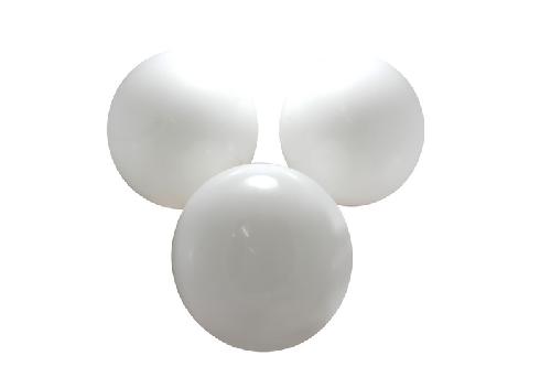 Pelota Blanca Opaca 8 1/2