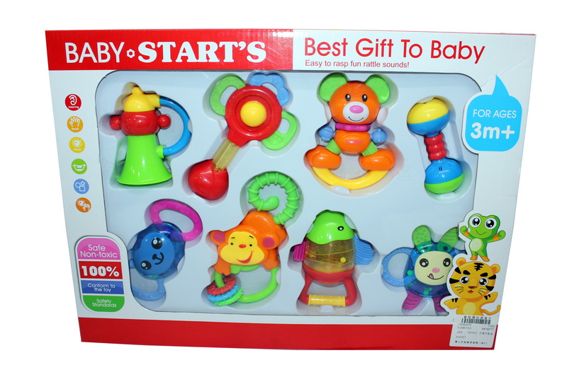 Set de Sonajas 8 pzs.