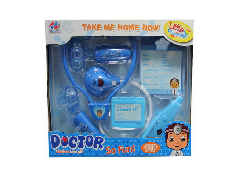 Juego de medico azul