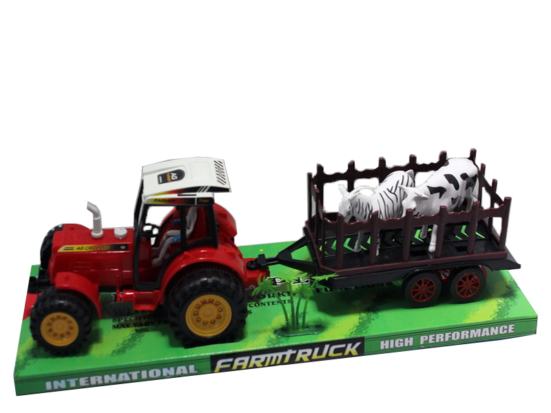 Tractor con animales