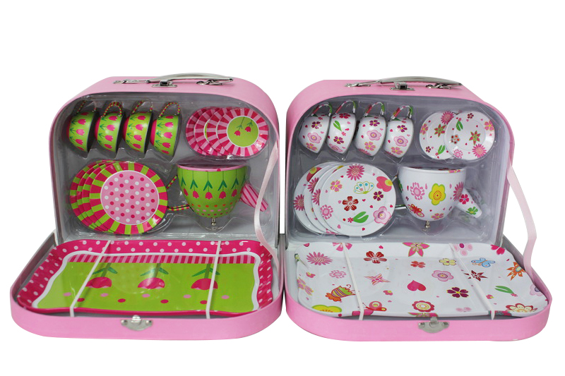 Juego de Te de Lamina Impreso