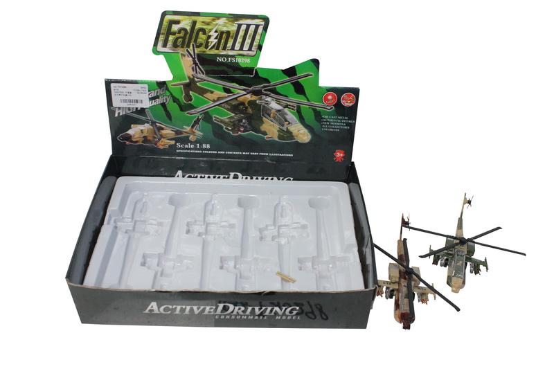 Helicoptero Militar de Metal