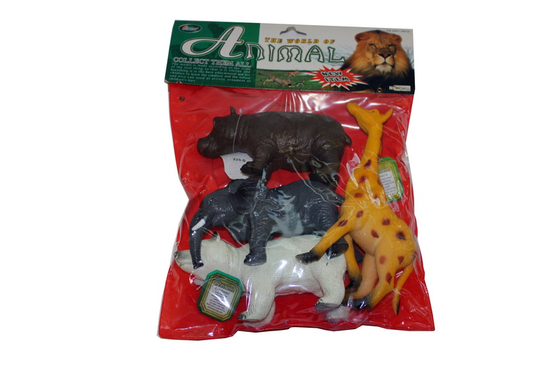 Maqueta de Animales de la Selva 4 pzs.