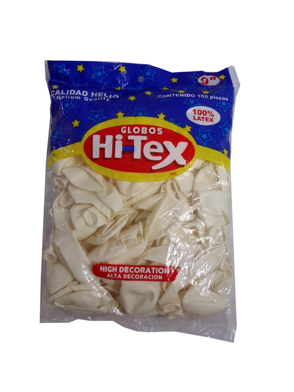 Globo Hi-Tex Blanco No. 9