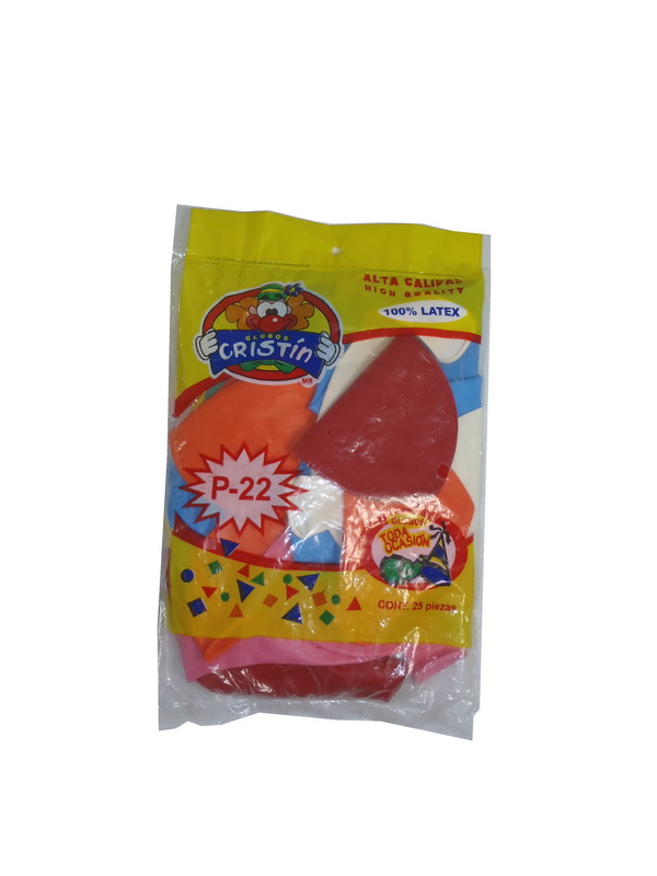 Globo Cristin Colores Surtidos No. 22