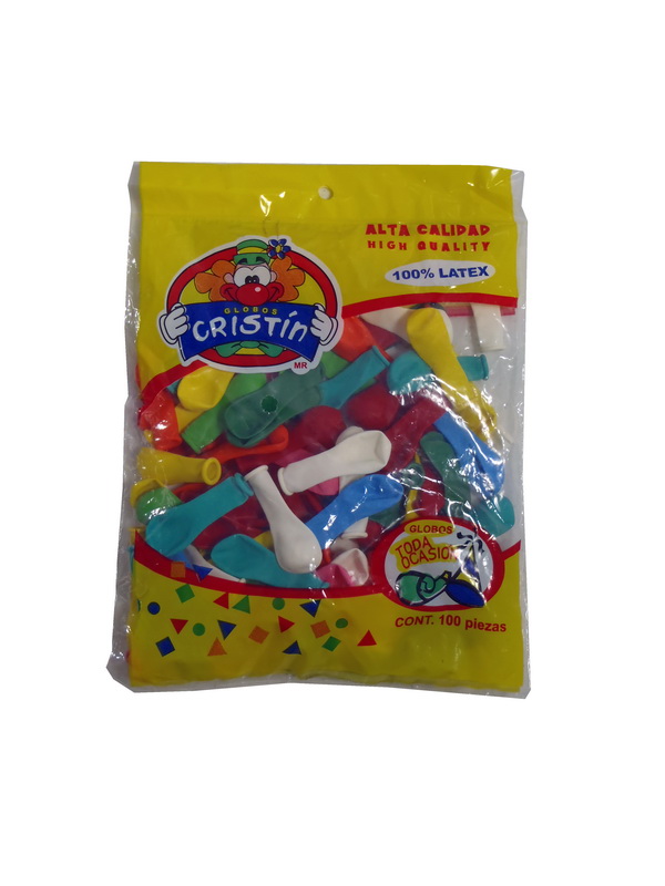 Globo Cristin Colores Surtidos No. 3