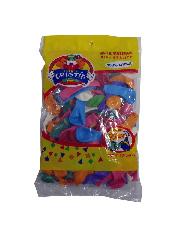 Globo Cristin Colores Surtidos No. 6