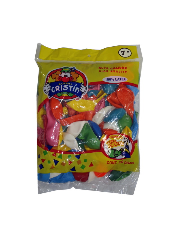 Globo Cristin Colores Surtidos No. 7
