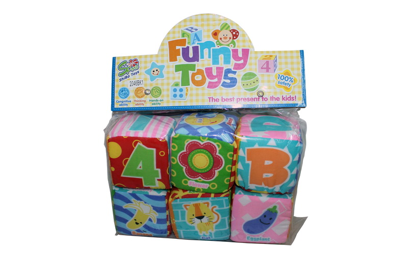 Cubos Suaves de Letras para Bebe